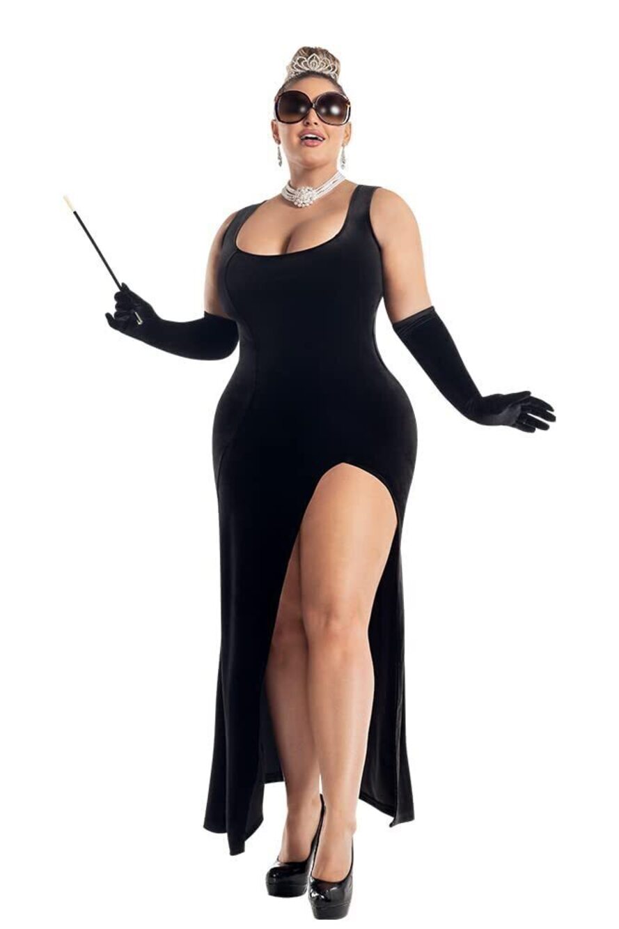 3410 Plus Size Tiffany Honey Costume, Black, 5X